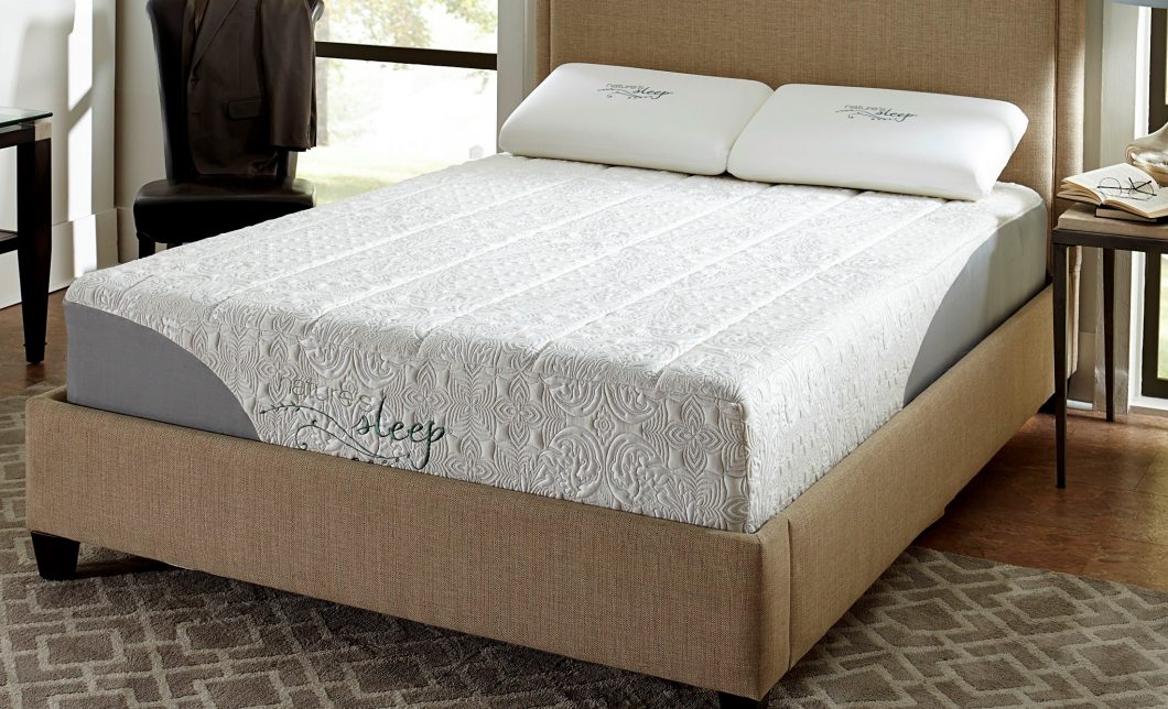 memory foam mattress flat surface